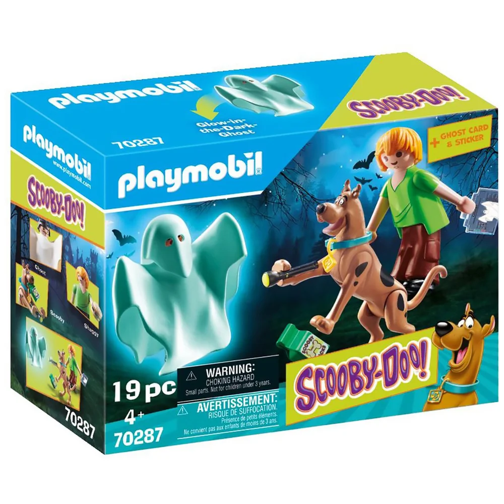 Playmobil SCOOBY-DOO ! Scooby et Shaggy avec fantôme (70287) Image 1