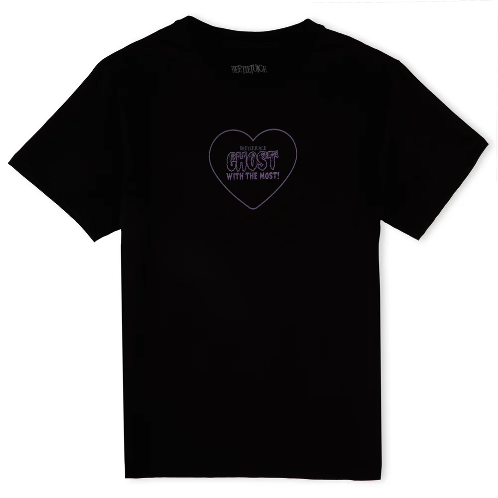 Beetlejuice Ghost With The Most Unisex T-Shirt - Black - S - Noir Image 1