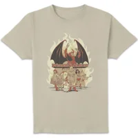 Donjons & Dragons D&D Cartoon The Party unisexe t-shirt - blanc Vintage Wash
