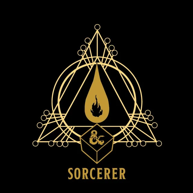 Donjons & Dragons Sorcerer homme t-shirt - noir