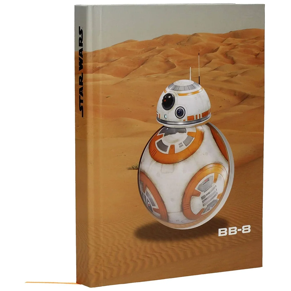 Star Wars E7 Light Up Notebook BB-8 Desert Style Image 1