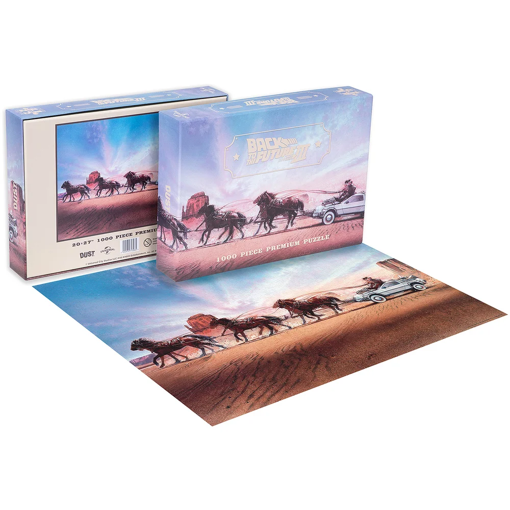 Puzzle 1000 pièces Retour vers le Futur 3 Dust - Exclusivité Zavvi Image 1