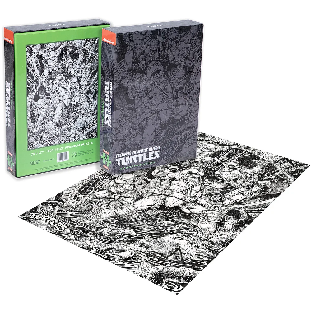 Puzzle 1000 pièces Tortues Ninja Dust Classic Comic Book - Exclusivité Zavvi Image 1
