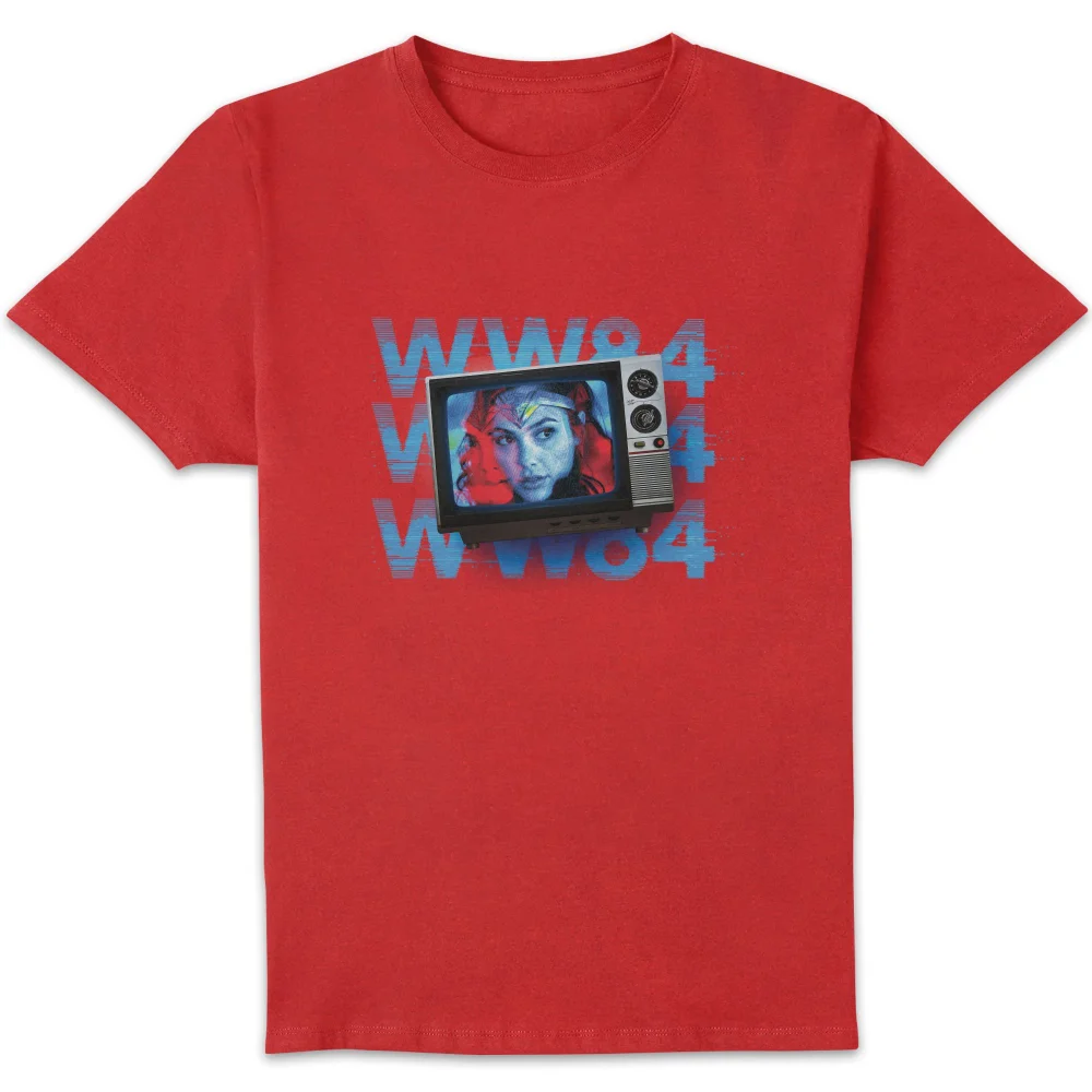 Wonder Woman WW84 Retro TV Homme T-Shirt - Red - S Image 1