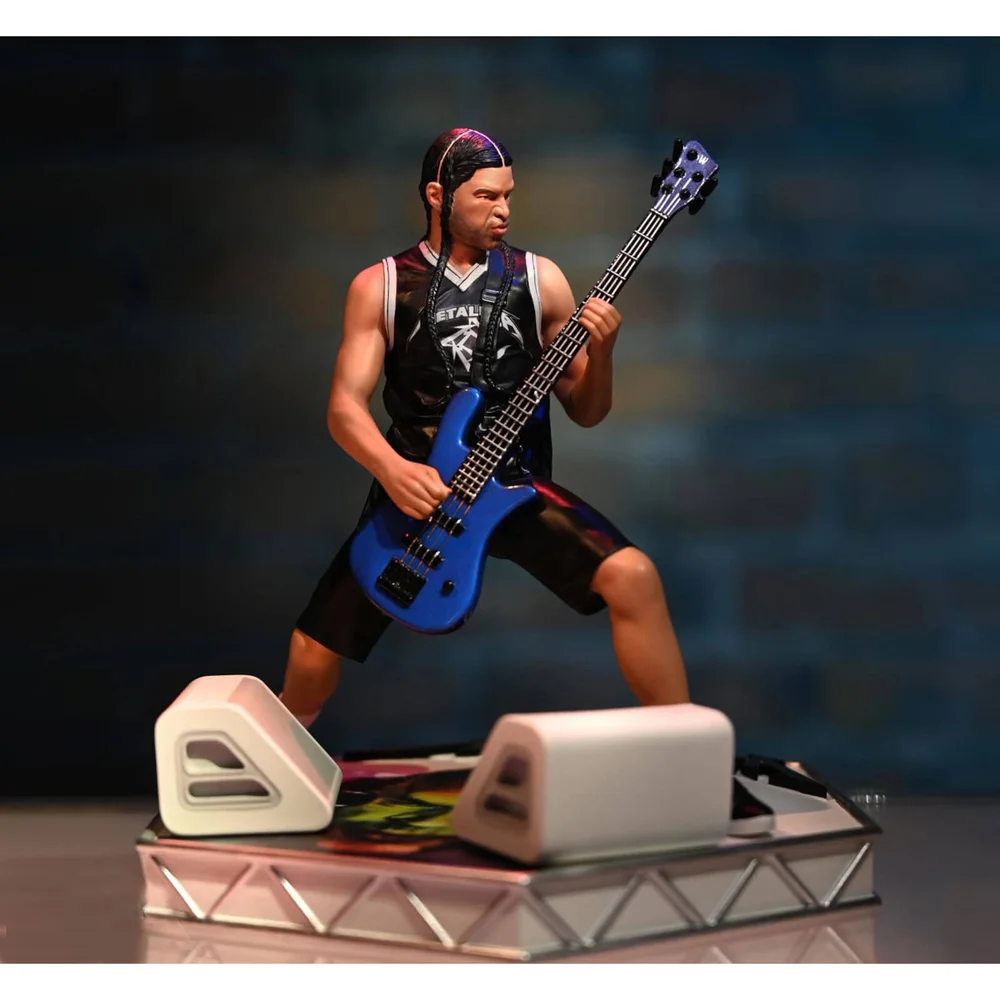 Knucklebonz Metallica Rock Iconz Statuette Robert Trujillo Édition limitée 22 cm Image 1
