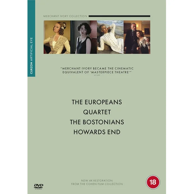 Coffret Merchant Ivory (Quartet / Retour à Howards End / Les Bostoniennes / Les Européens)