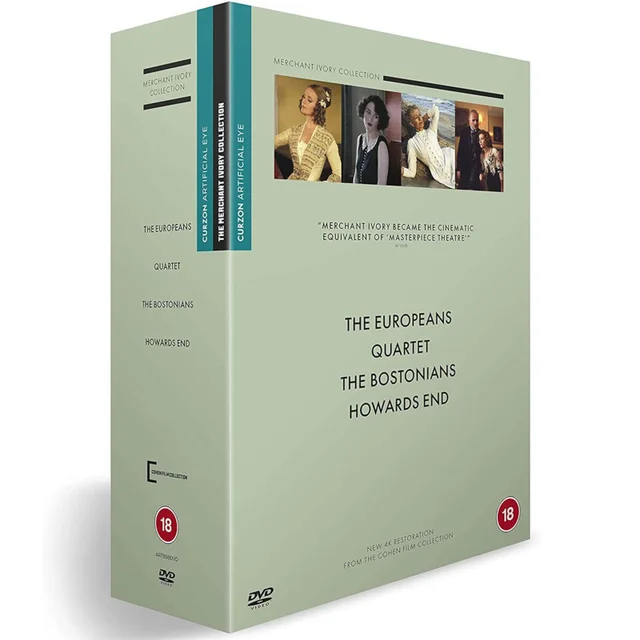Coffret Merchant Ivory (Quartet / Retour à Howards End / Les Bostoniennes / Les Européens)