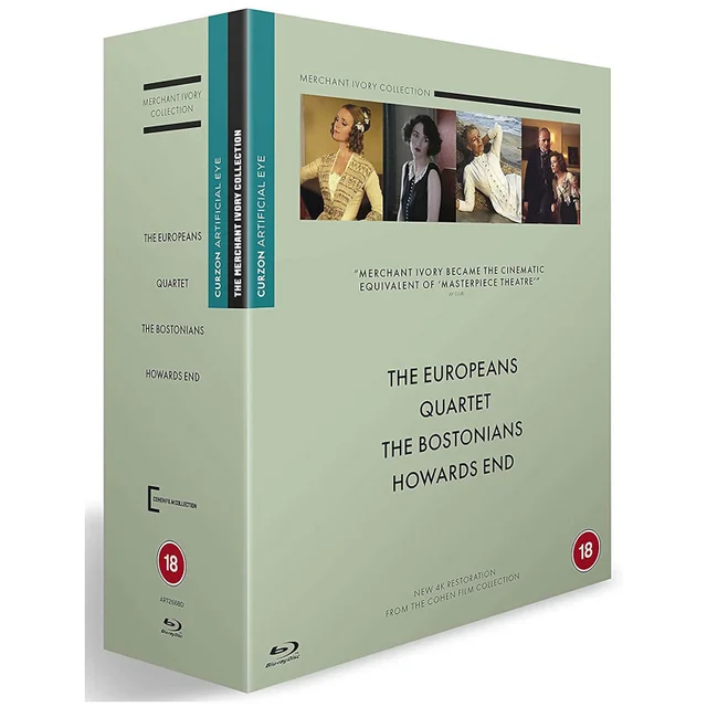 Coffret Merchant Ivory (Quartet / Retour à Howards End / Les Bostoniennes / Les Européens)
