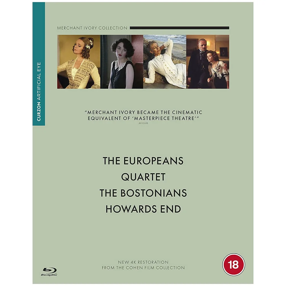 Coffret Merchant Ivory (Quartet / Retour à Howards End / Les Bostoniennes / Les Européens) Image 1