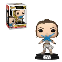 Star Wars The Rise of Skywalker Rey w/ 2 Lightsabers Funko Pop Vinyl