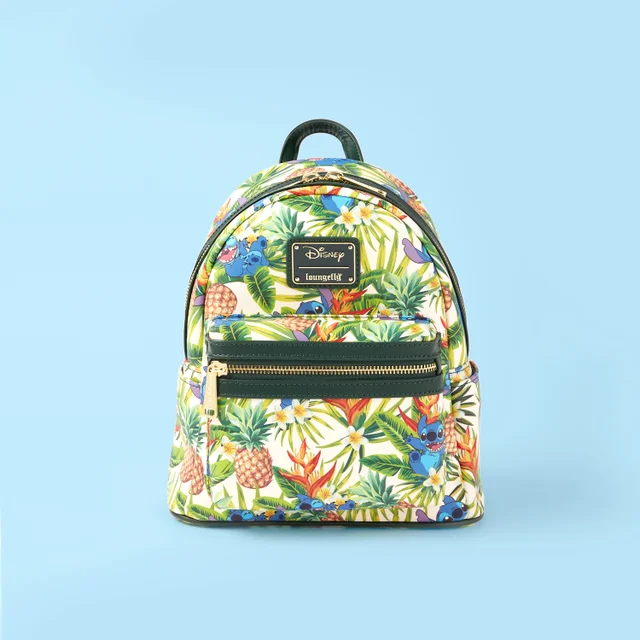 Loungefly Disney Lilo And Stitch Pineapple Print Aop Mini Backpack - VeryNeko Exclusive
