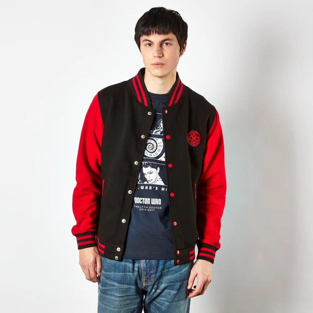Veste Teddy Doctor Who Gallifreyan - Noir/Rouge - XXL Image 1