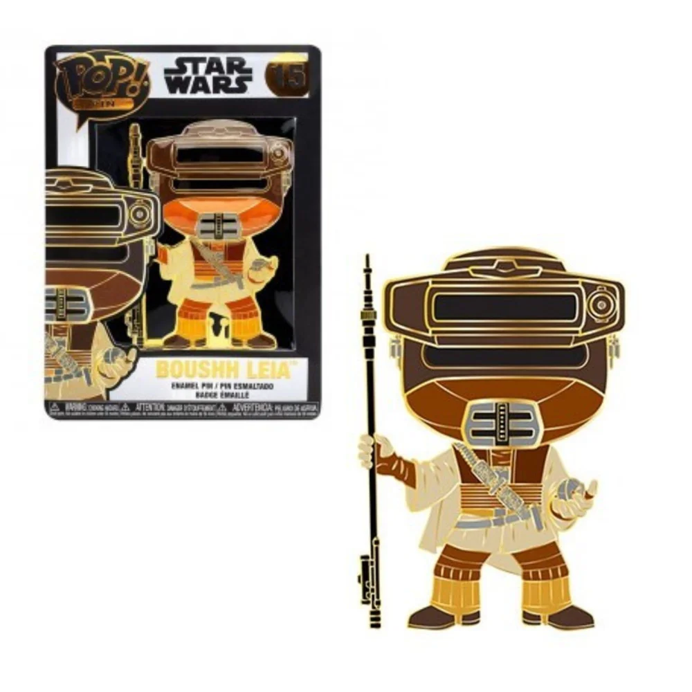 Star Wars Boushh Leia Funko Pop! Pin Image 1