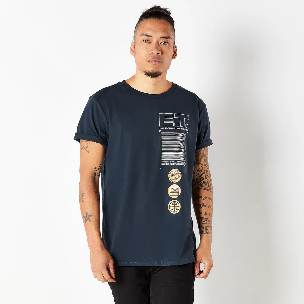 E.T. L'Extra-terrestre T-Shirt Homme - Bleu Marine - S Image 1