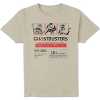 Ghostbusters Flyer T-shirt unisexe - Blanc Vintage Wash