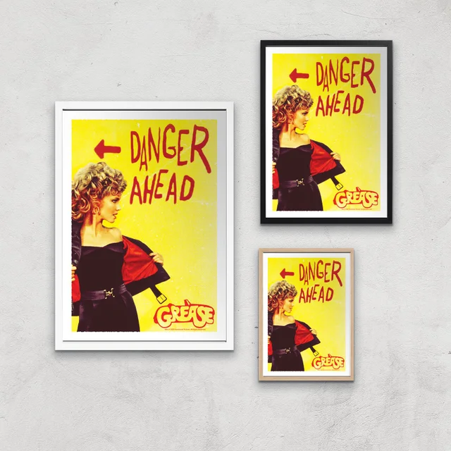 Grease Danger Road Affiche