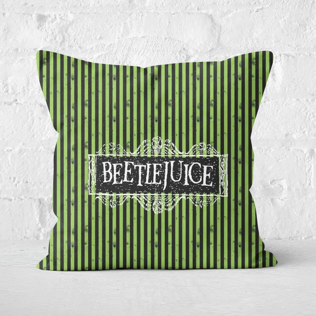Beetlejuice Coussin Carré