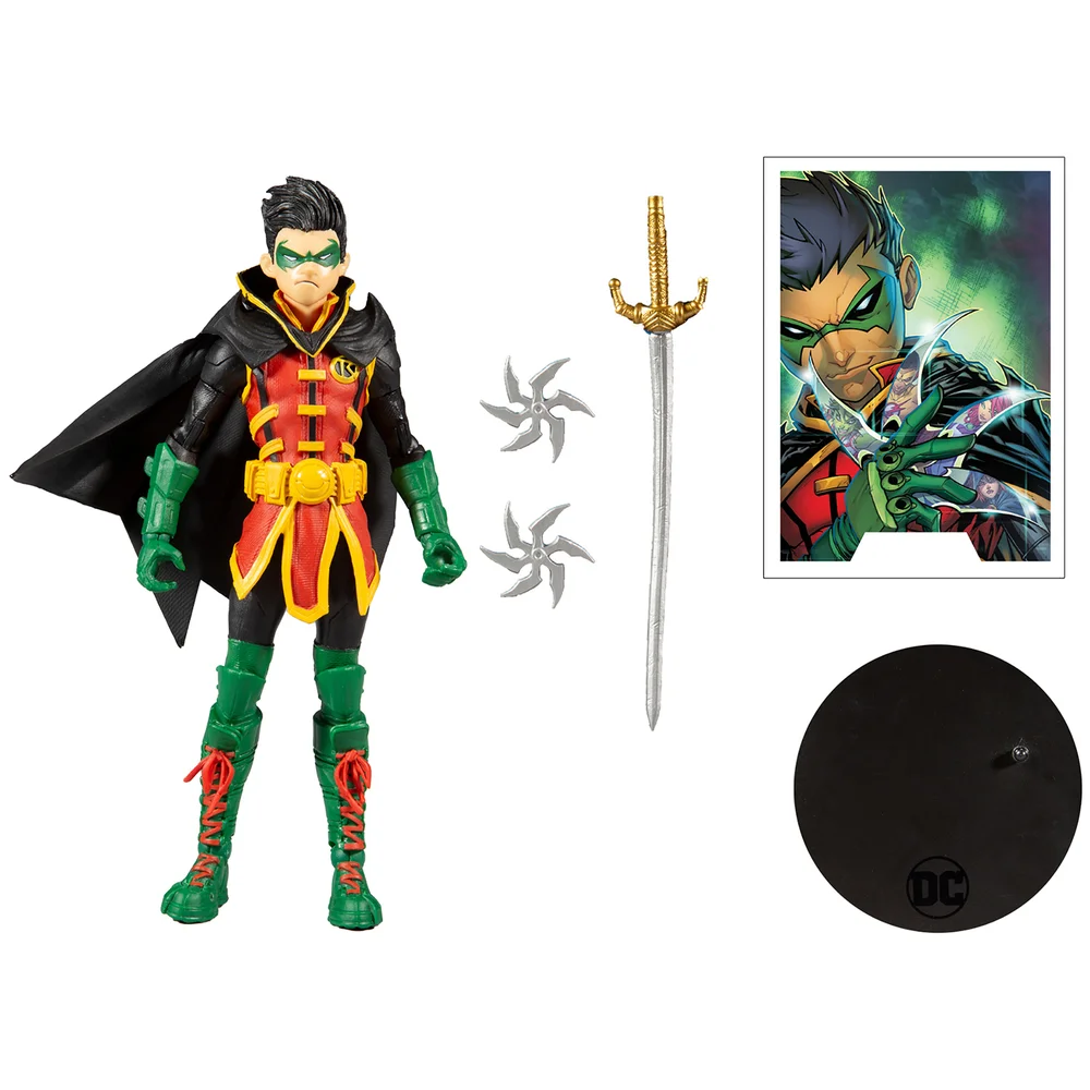 McFarlane DC Multiverse Figurine articulée 18 cm - Damien Wayne Robin Image 1