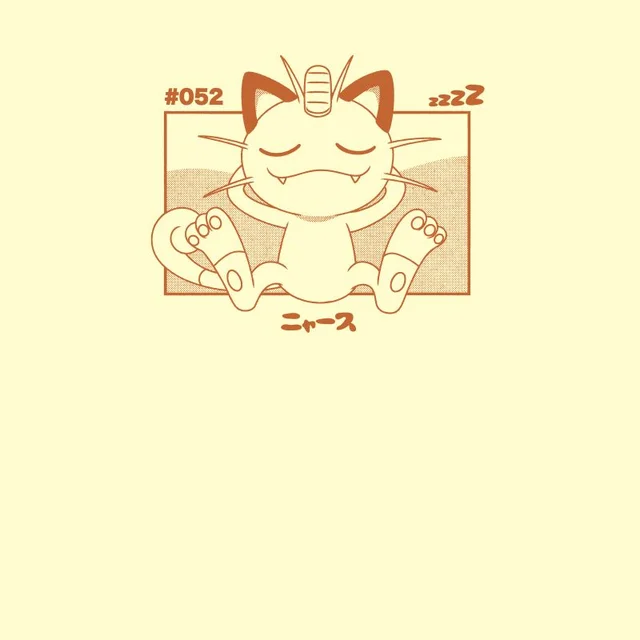 Pokémon Miaouss Unisexe T-Shirt - Blanc Vintage Wash