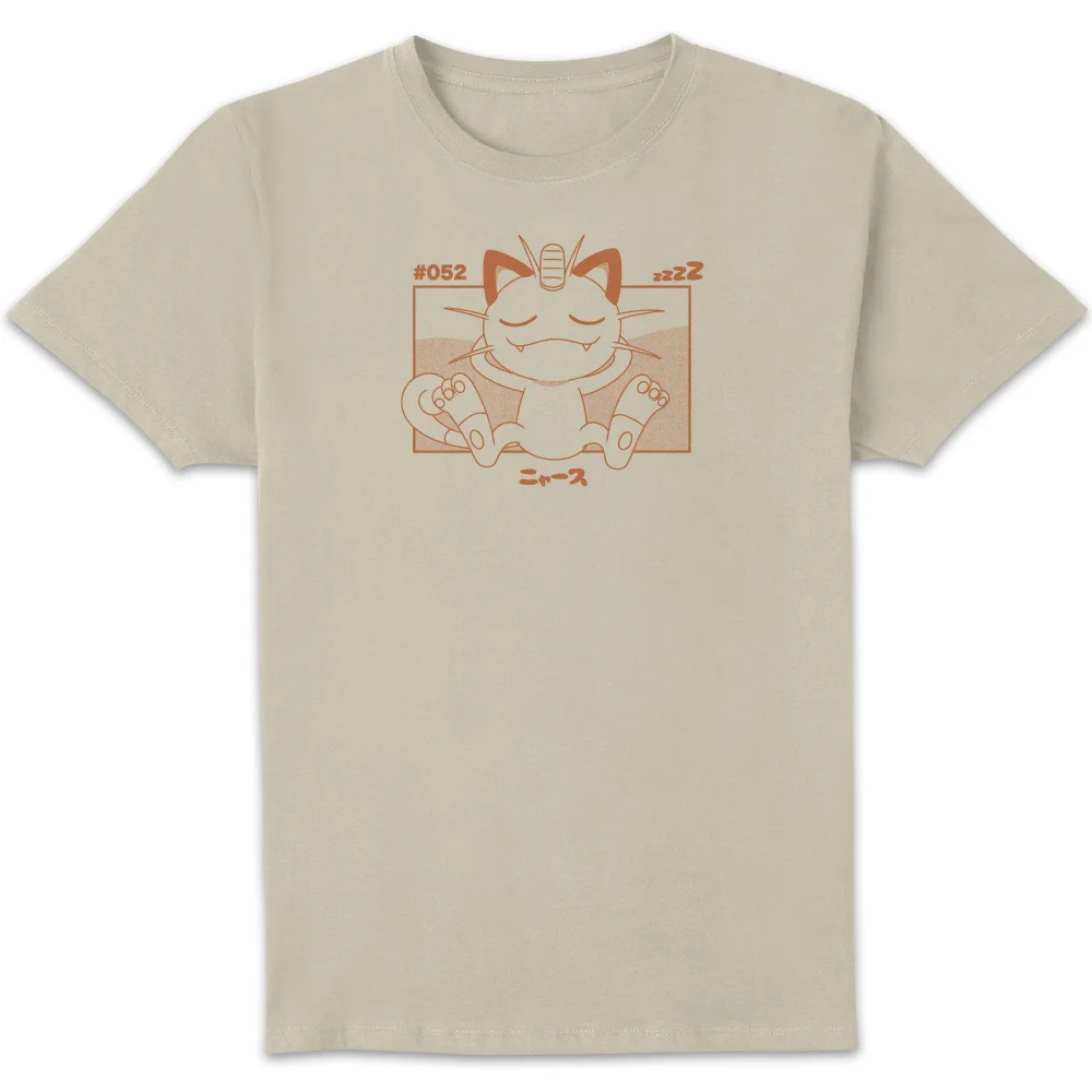 Pokémon Miaouss Unisexe T-Shirt - Blanc Vintage Wash - M Image 1
