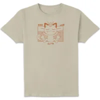 Pokémon Miaouss Unisexe T-Shirt - Blanc Vintage Wash