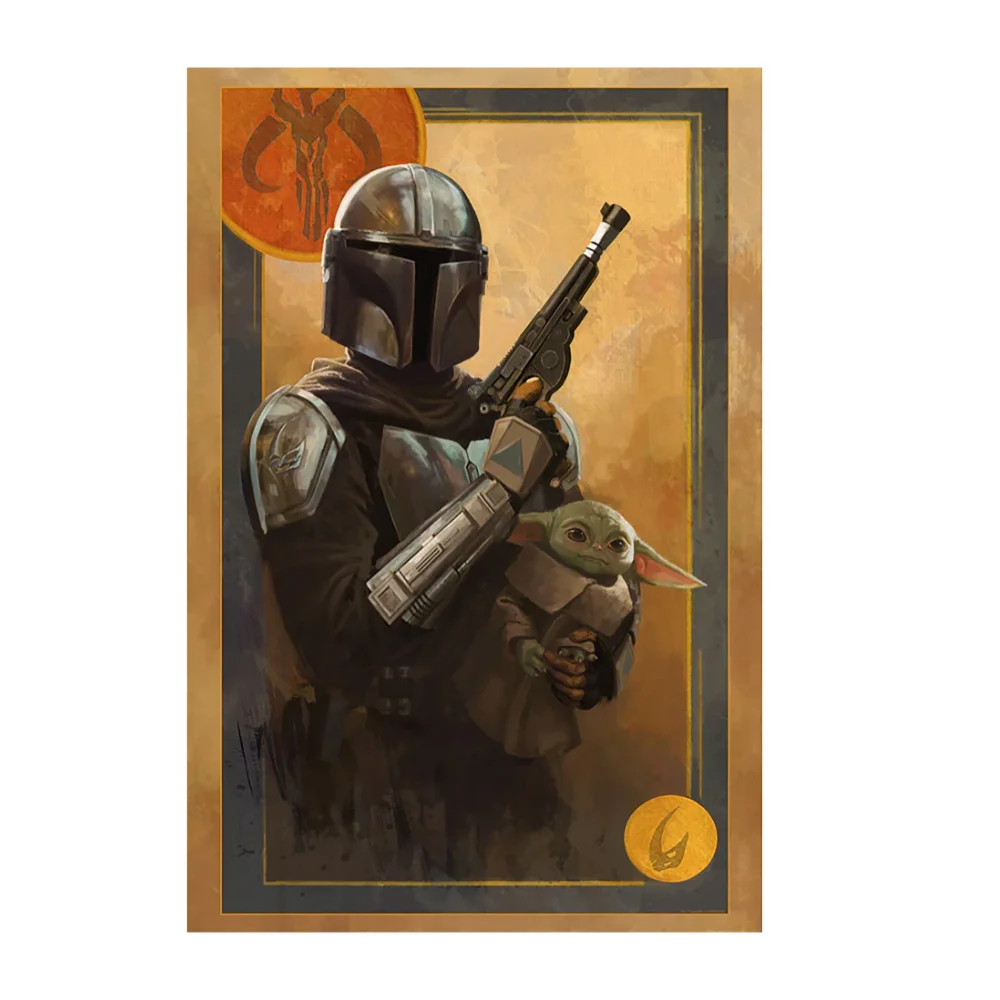 Star Wars The Mandalorian "Tribe of Two" Lithographie par Kayla Woodside Image 1