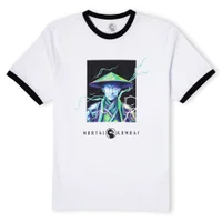 Mortal Kombat Raiden T-Shirt Ringer Unisexe - Blanc/Noir - undefined undefined
