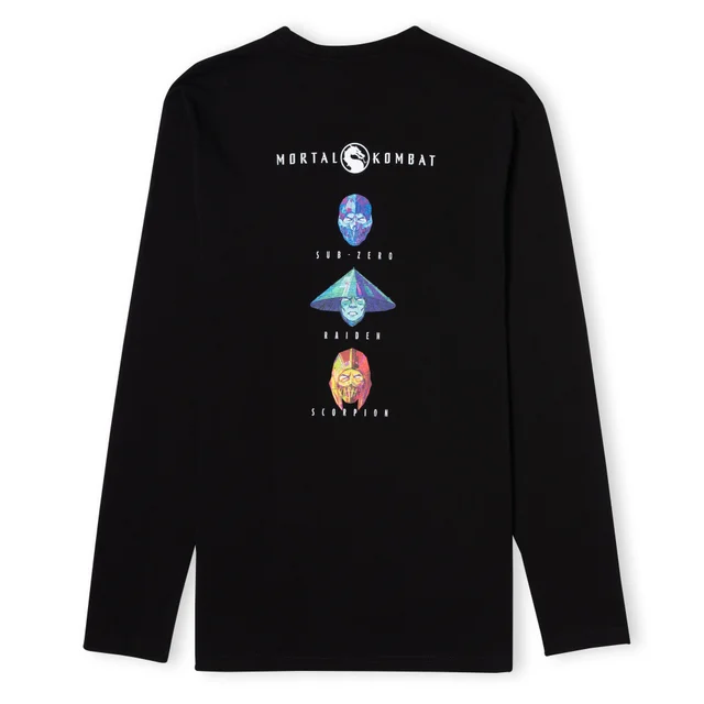Mortal Kombat Characters T-Shirt Manches Longues Unisexe - Noir