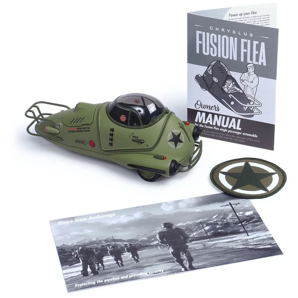 Réplique Die Cast en Édition Limitée de Fallout Military Fusion Flea - Exclusivité Zavvi Image 1