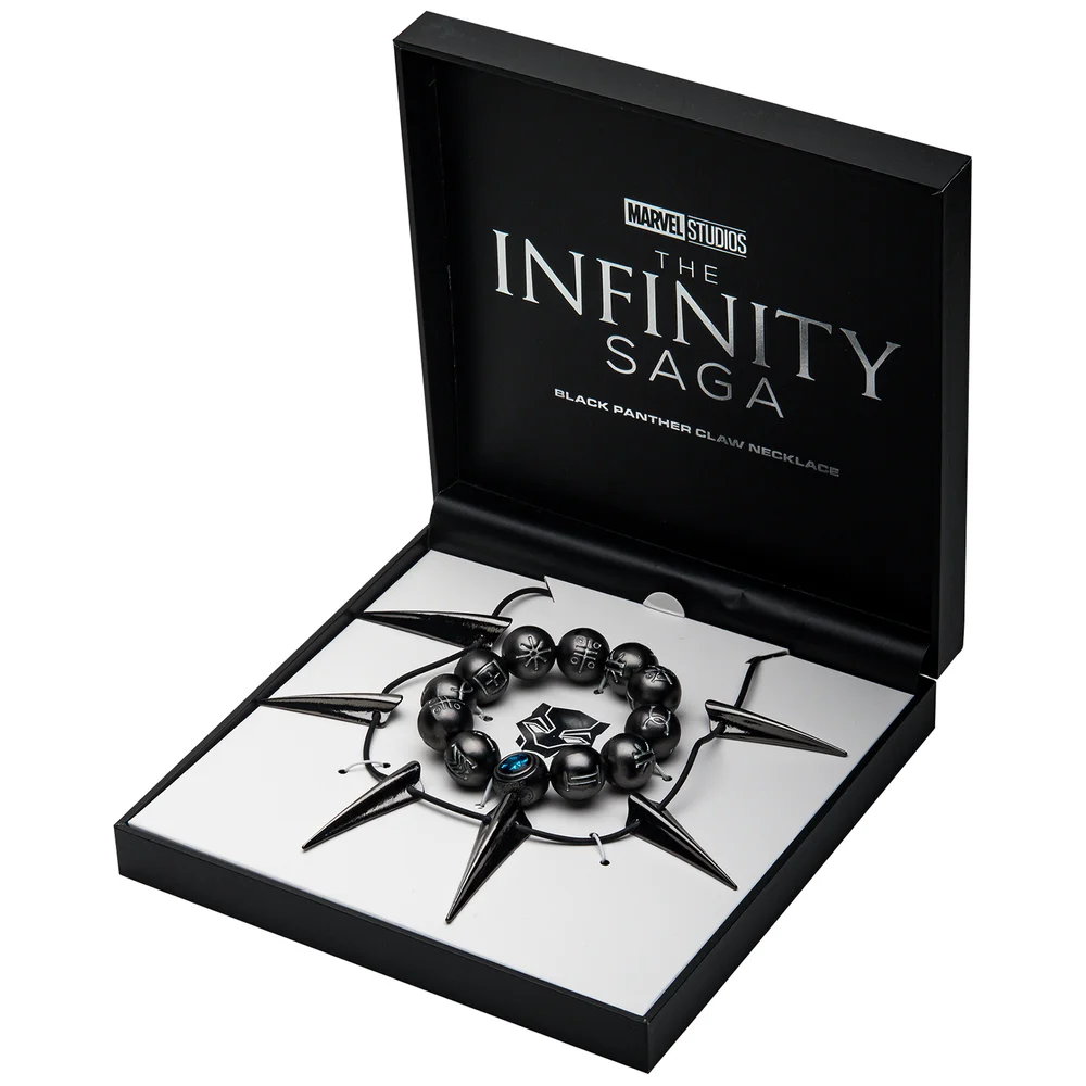 Ensemble de Répliques Collector Black Panther - Collier de T'challa et Perles Kimoyo Image 1