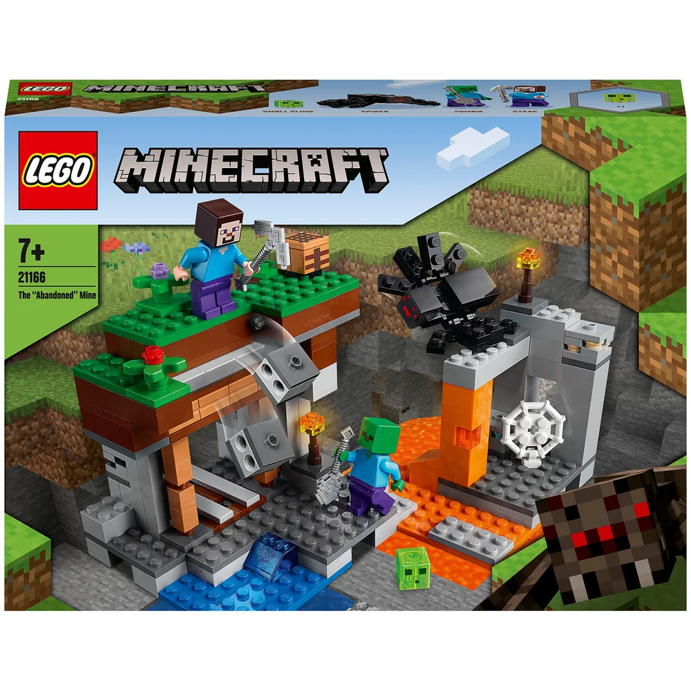 LEGO Minecraft: La Mine Abandonnée, Jouet avec Grotte de Zombies, et Figurine Steve (21166) Image 1