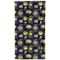 Rick and Morty Brain Head And Spiders Beach Towel