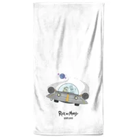 Rick and Morty Spaceship Beach Towel