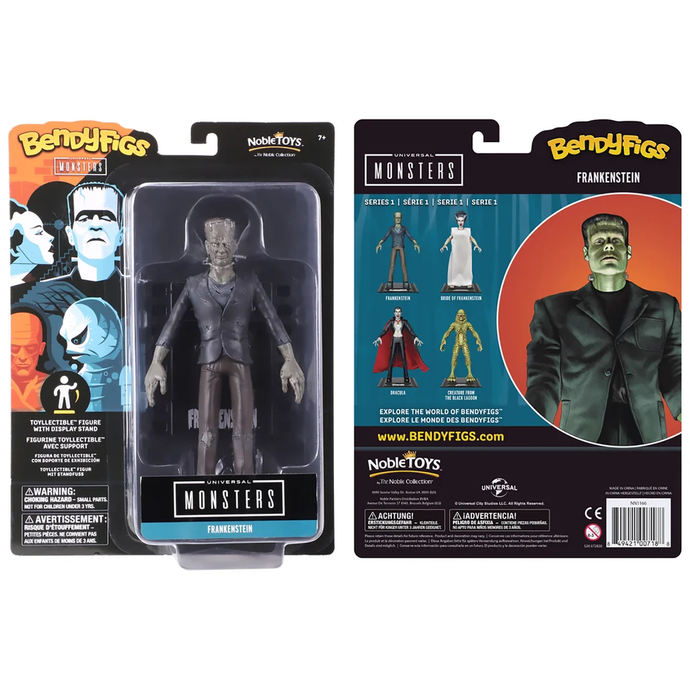 Universal Monsters Frankenstein Monster Bendyfig Image 1