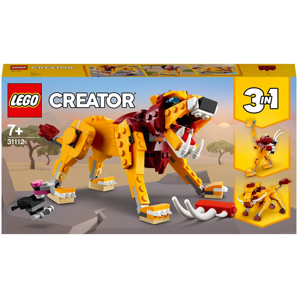 LEGO Creator : Le lion sauvage 3 en 1 (31112) Image 1