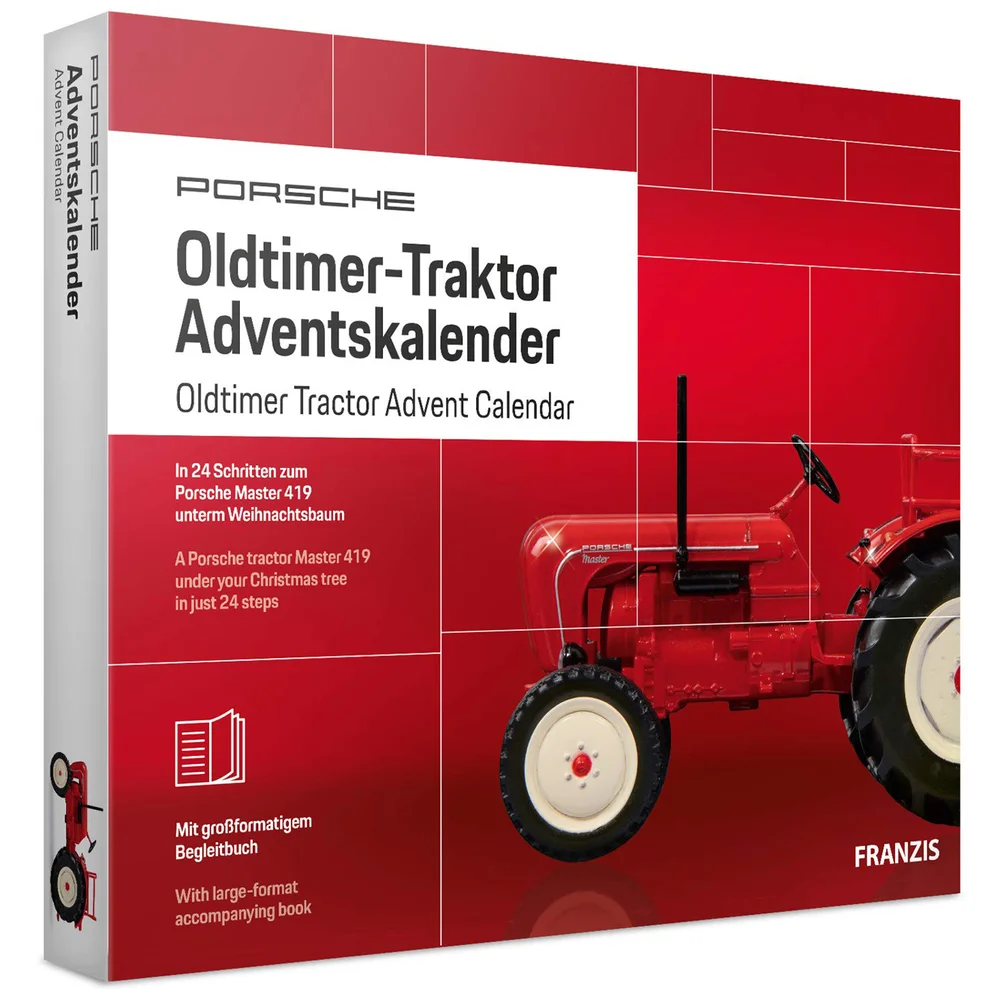 Franzis Official Calendrier de l'Avent Porsche Tractor Image 1
