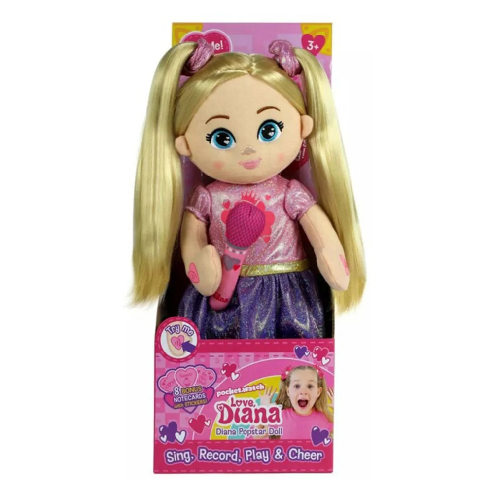 Love Diana Sing and Record Popstar with 3D Microphone and Rooted Hair Image 1