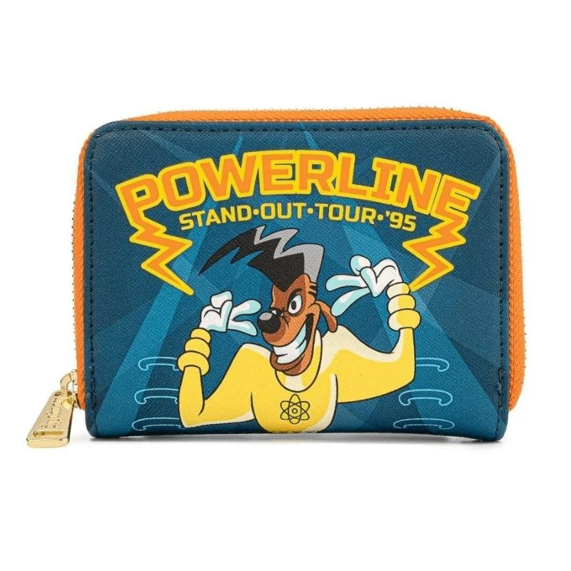 Loungefly Disney Goofy Movie Powerline All Access Pass Zip Around Wallet Image 1
