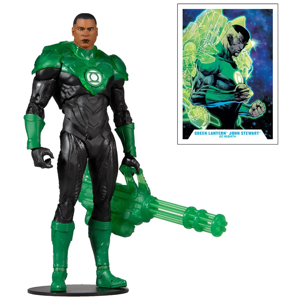 McFarlane DC Multiverse 7 Inch Modern Comic Green Lantern (John Stewart) Action Figure Image 1