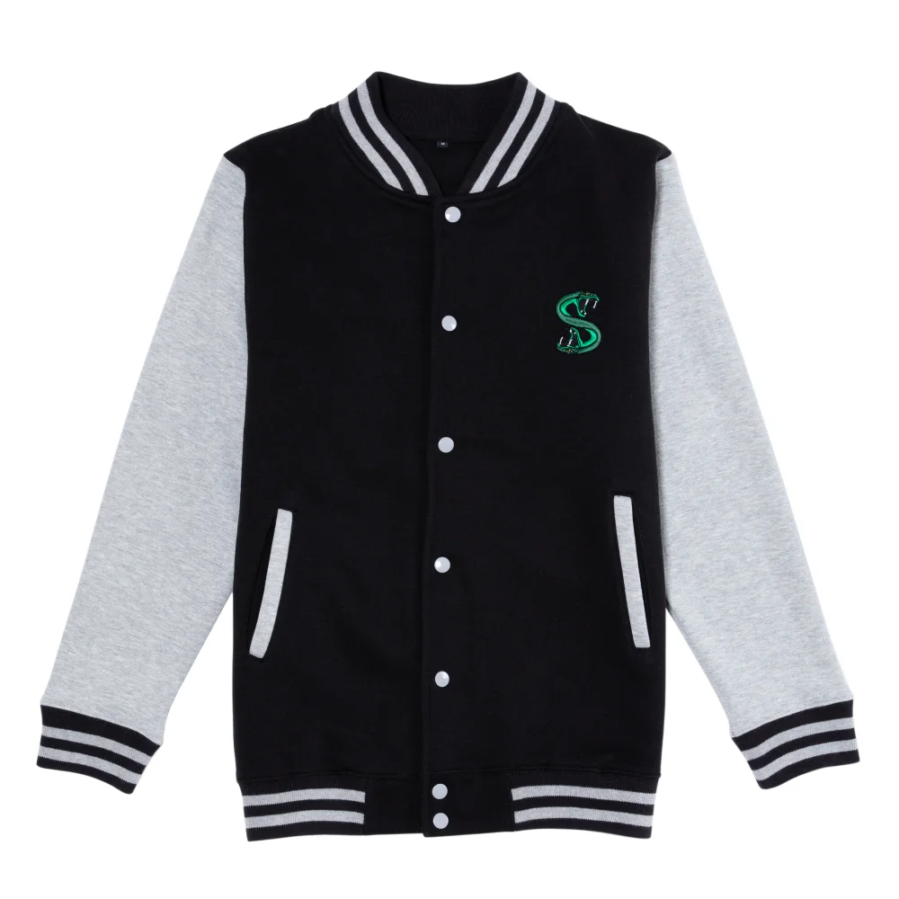 Veste Teddy Riverdale South Side Serpent Homme - Noir / Gris - S - Noir Image 1