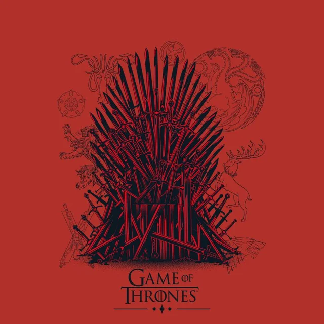 Game of Thrones The Iron Throne T-Shirt Homme - Rouge