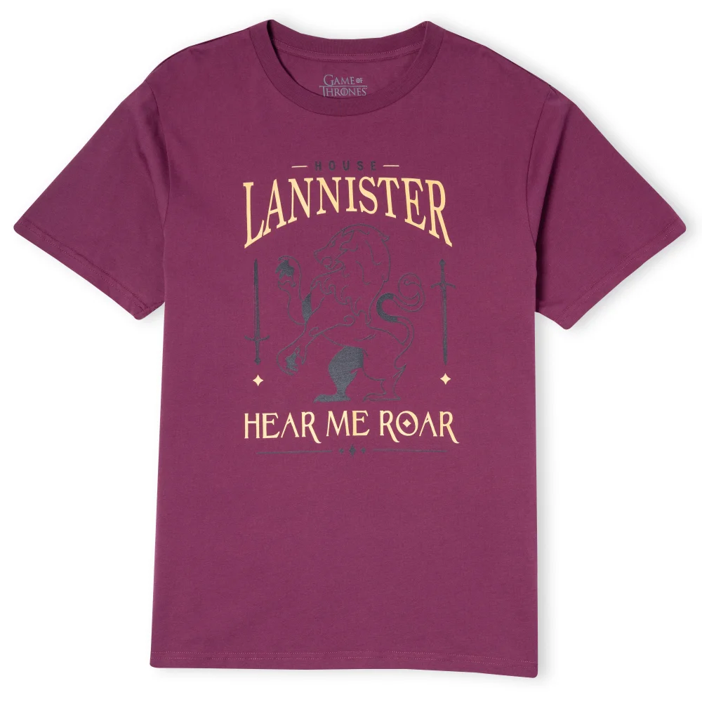 Game of Thrones House Lannister T-Shirt Homme - Bordeaux - S Image 1