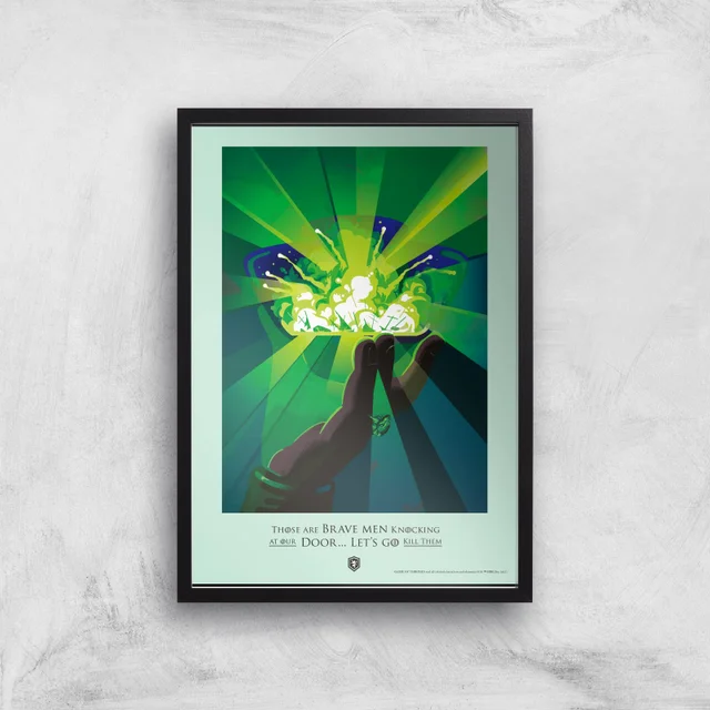 Game of Thrones Brave Men Affiche Artistique
