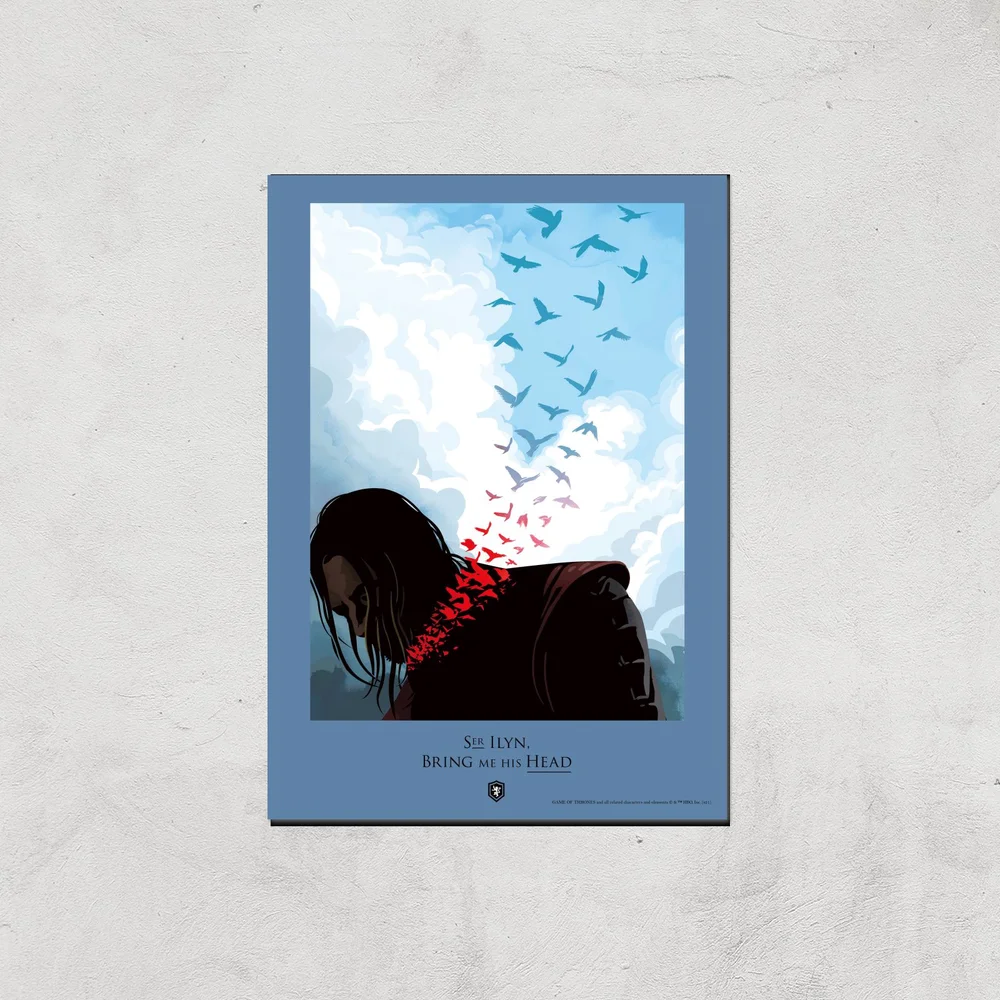 Game of Thrones Bring Me His Head Affiche Artistique - A4 - Print Only Image 1