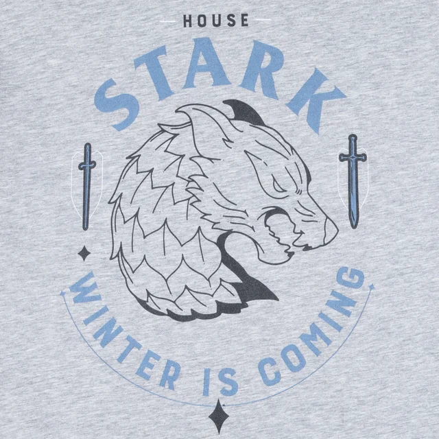 Game of Thrones House Stark T-Shirt Femme - Gris