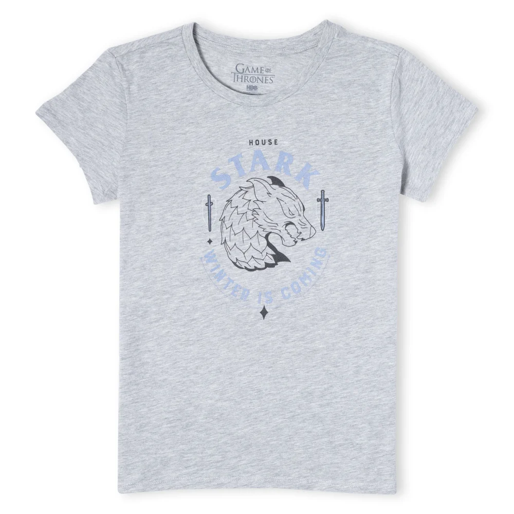 Game of Thrones House Stark T-Shirt Femme - Gris - XS - Gris Image 1