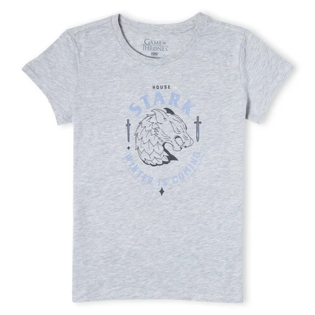 Game of Thrones House Stark T-Shirt Femme - Gris