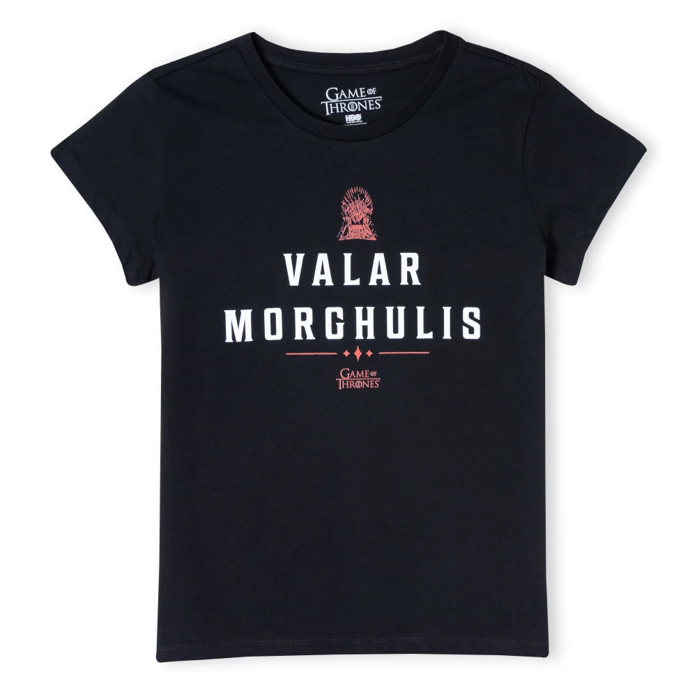 Game of Thrones Valar Morghulis T-Shirt Femme - Noir - XS - Noir Image 1