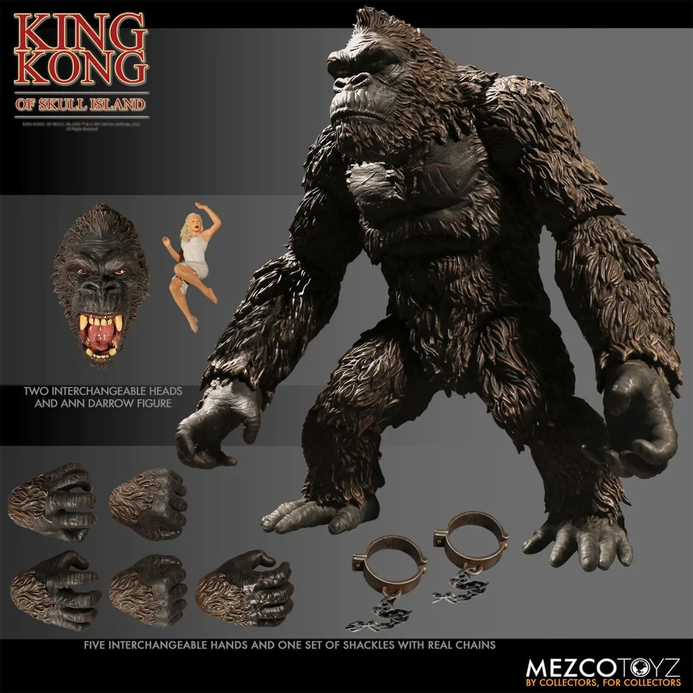 Mezco King Kong de Skull Island, figurine 18 cm Image 1