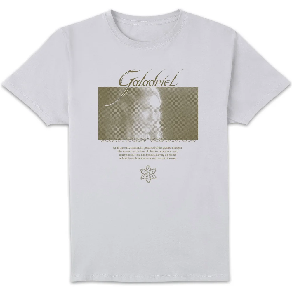 Le Seigneur des Anneaux, Galadriel, Dame du Galadhrim - T-Shirt Homme - Blanc - M Image 1